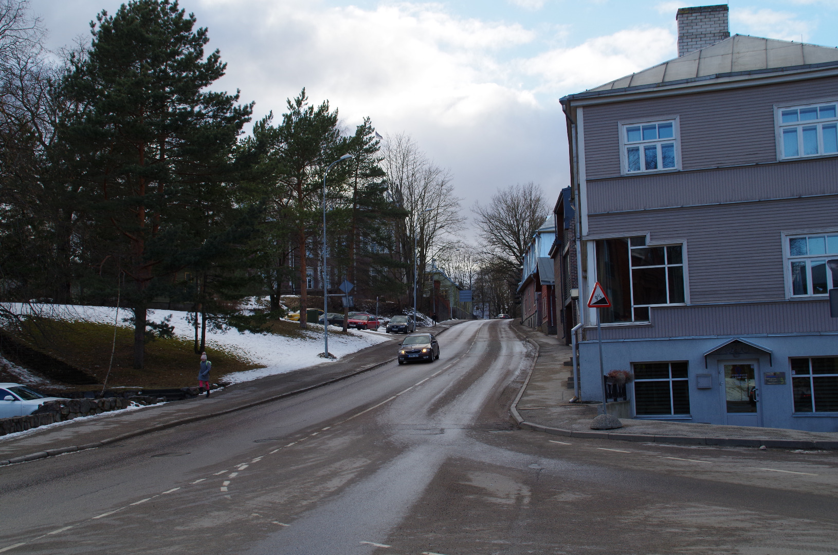 View of Jakob Street and Mountain rephoto