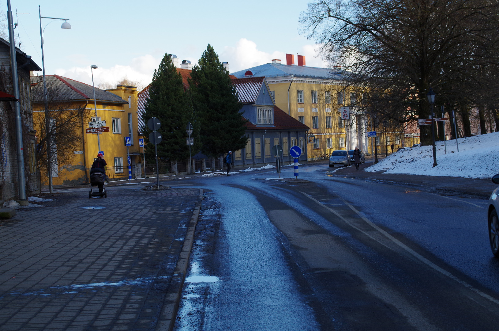 Sewerage works in Tartu City rephoto