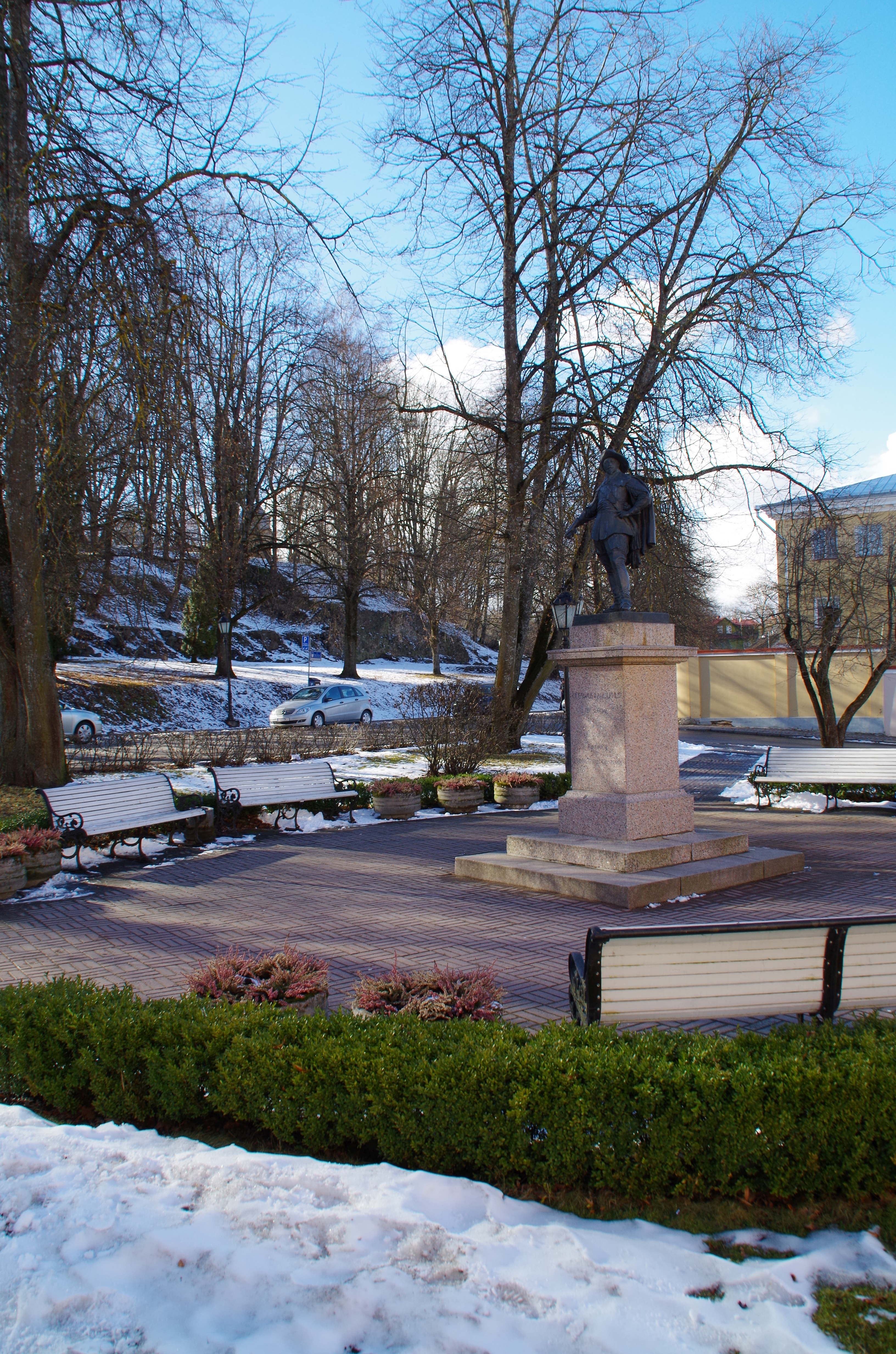 Tartu, Gustav II Adolfi monument rephoto