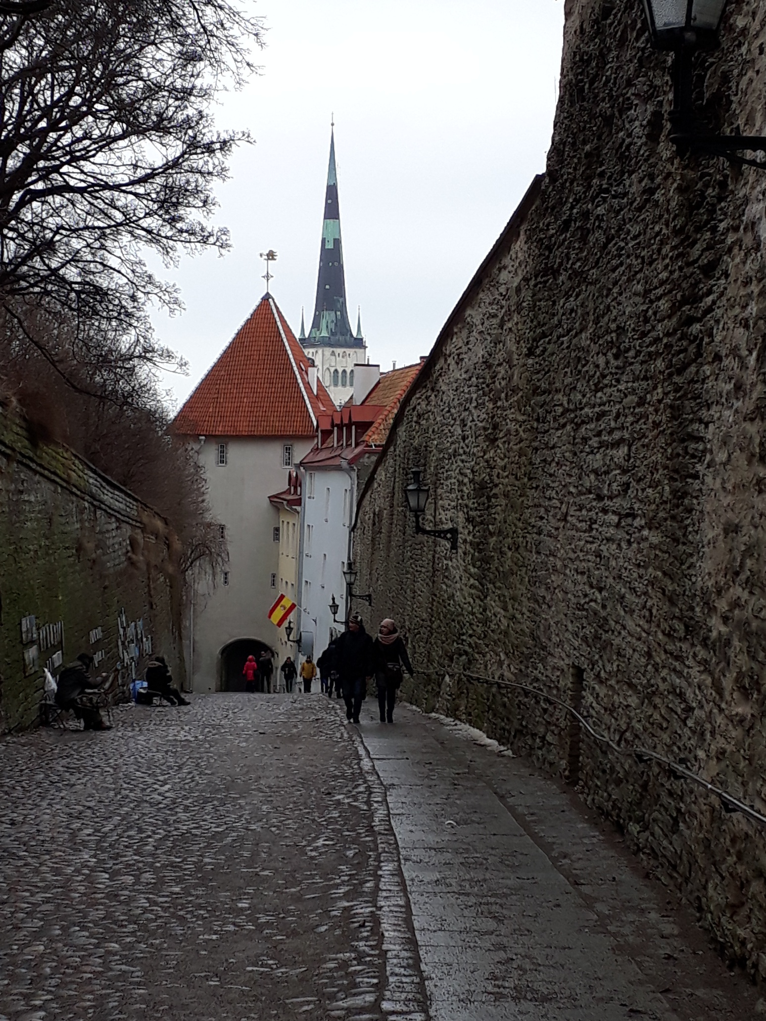 Postcard. K. Burman. Tallinn. Long leg. rephoto