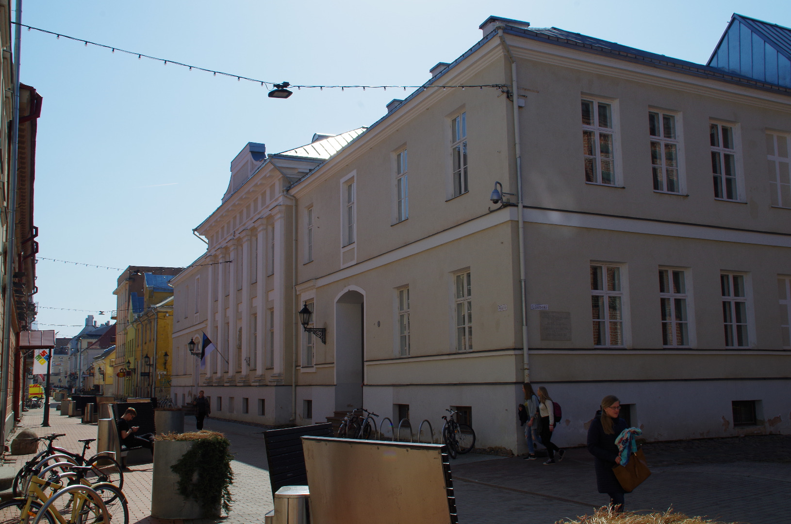 Treffneri gümnaasium Rüütli tänaval. Tartu, 1920-1935. rephoto