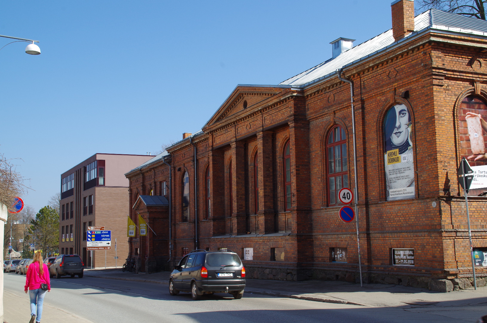 Tartu linnavaade. Võimla Lai tn 29. 20. sajandi algus. rephoto
