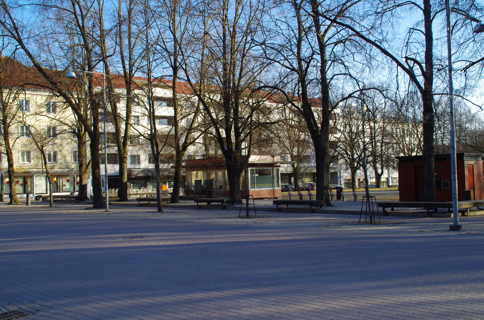 Tartu linnavaade. Kaubahoov. 1920ndatel. rephoto