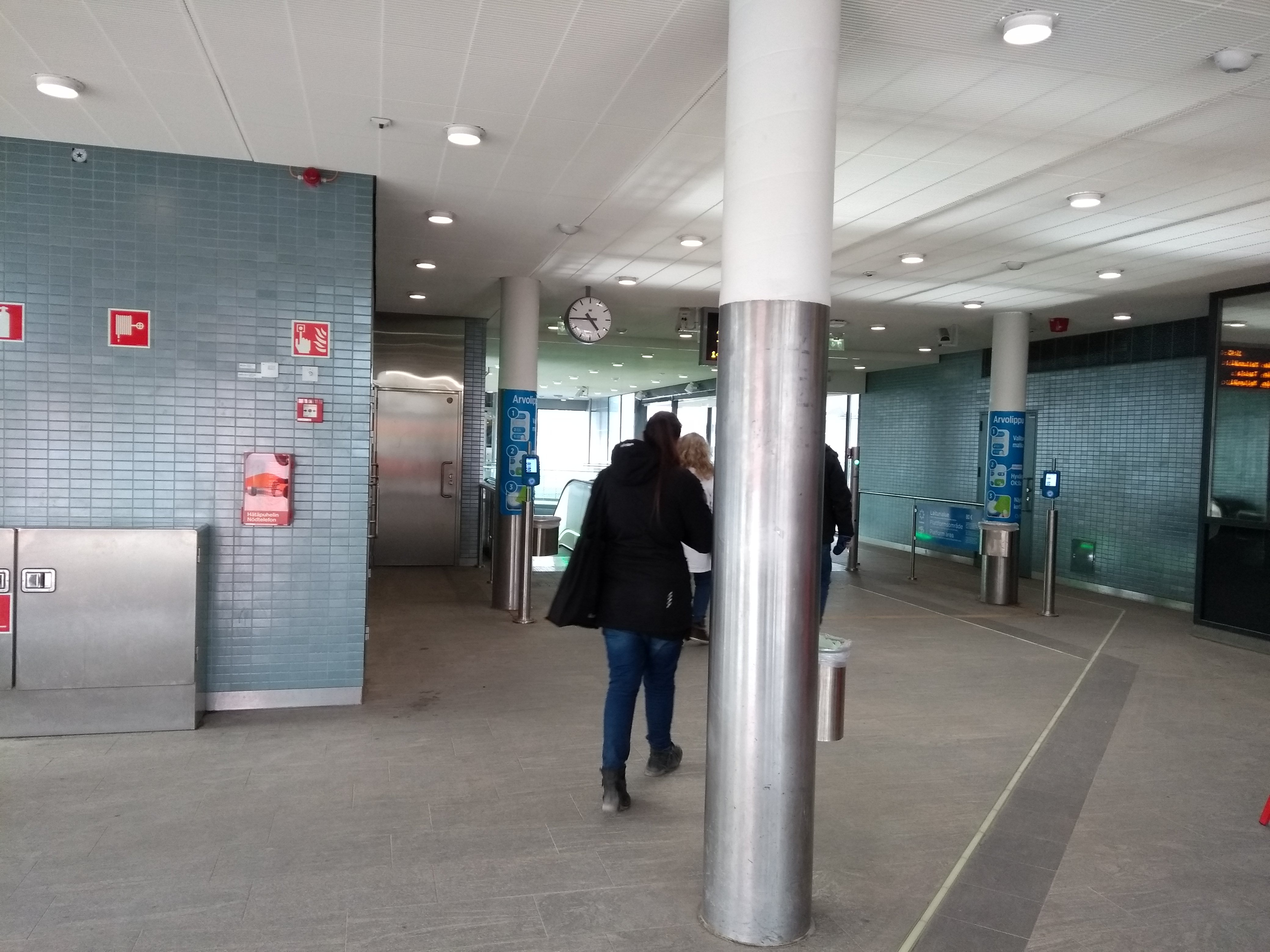 Myllypuro metro station. rephoto