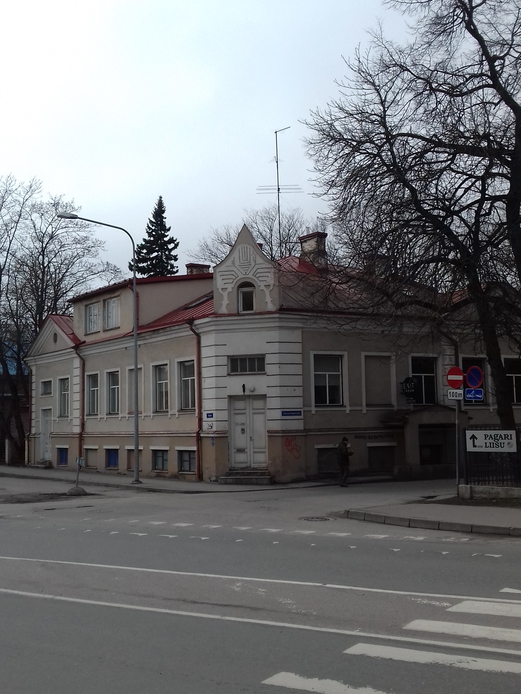 Place where Jaan Kreuks Harju county was executed in 1923 Tallinn Tatari 54 rephoto