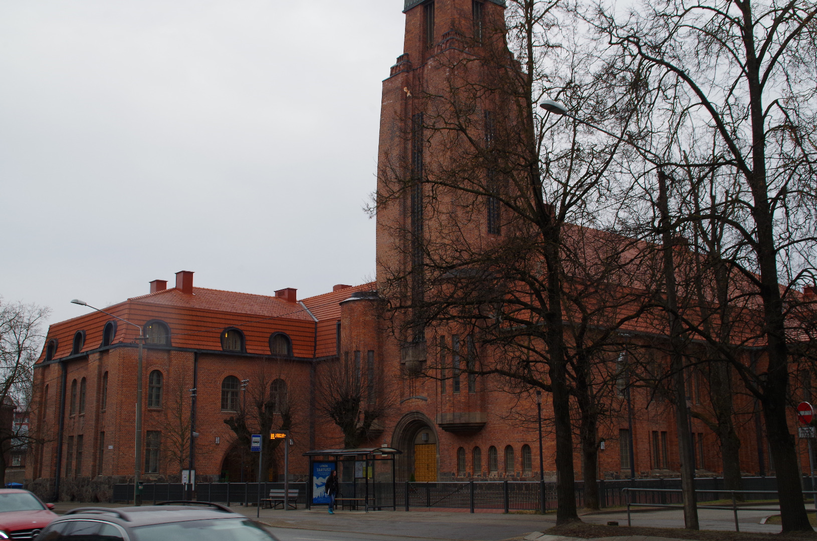 Pauluse kirik: varemed. Foto: E. Selleke. Tartu 5.11.1945. rephoto