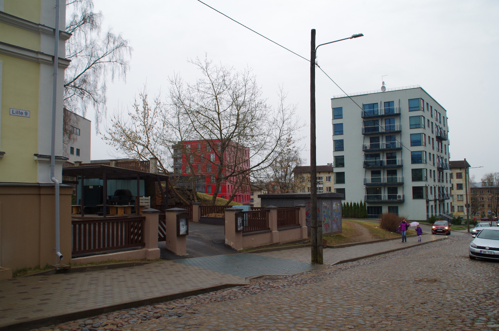 Lille tänava üldvaade rephoto
