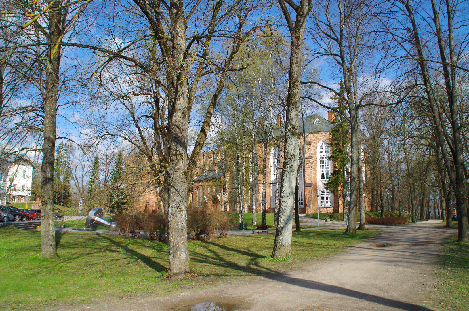 Dorpat, We bring ruins, University library rephoto