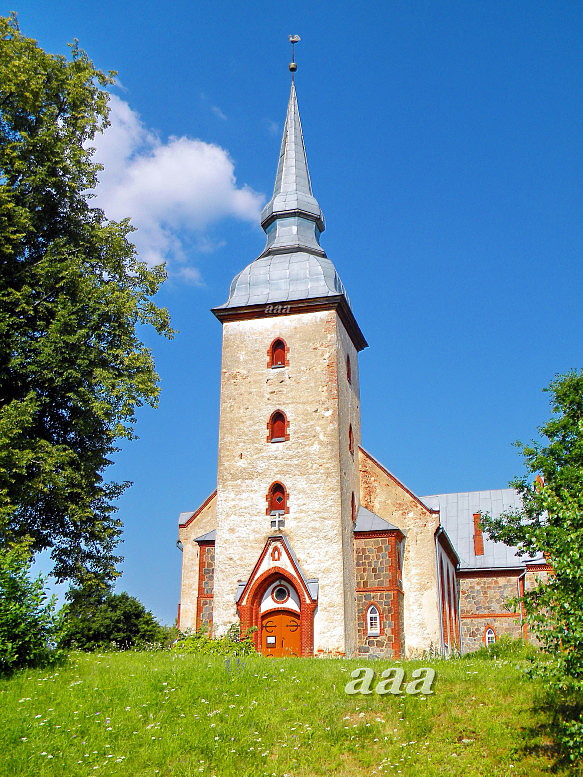 Vastseliina kirik, vaade edelast. Arhitekt Robert Pohlmann rephoto