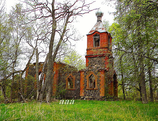 Nikolai Church of the Orthodox of Kullamaa (1908) rephoto