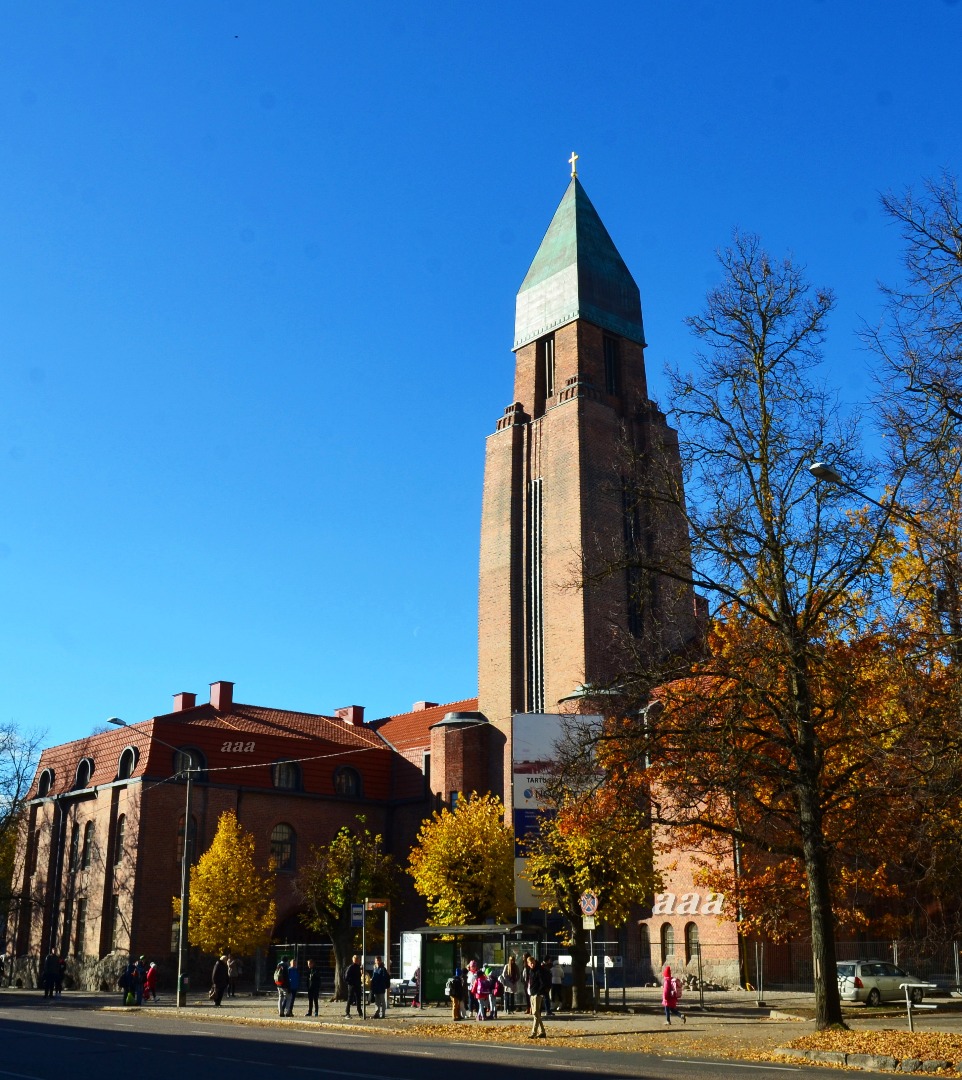 Tartu Pauluse kirik. rephoto
