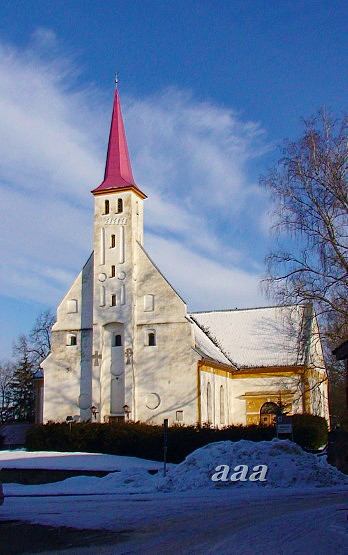 Põlva Maarja kirik, vaade edelast rephoto