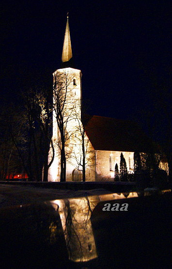 Haljala kirik, vaade edelast rephoto