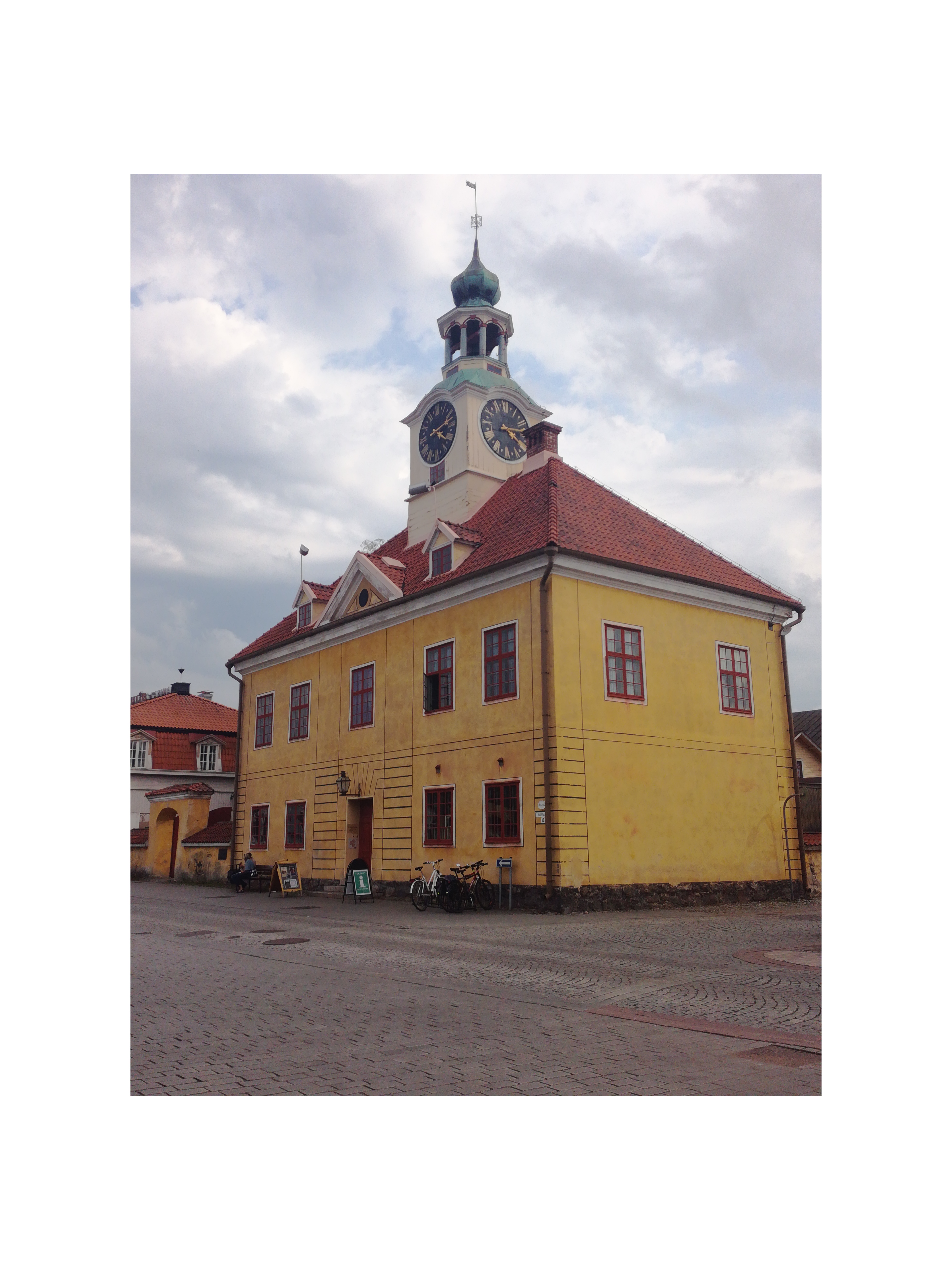 Turku City Architect Christian Friedrich Schröder designed, in 1776 graduated from Rauma Museum, former Rail Room rephoto