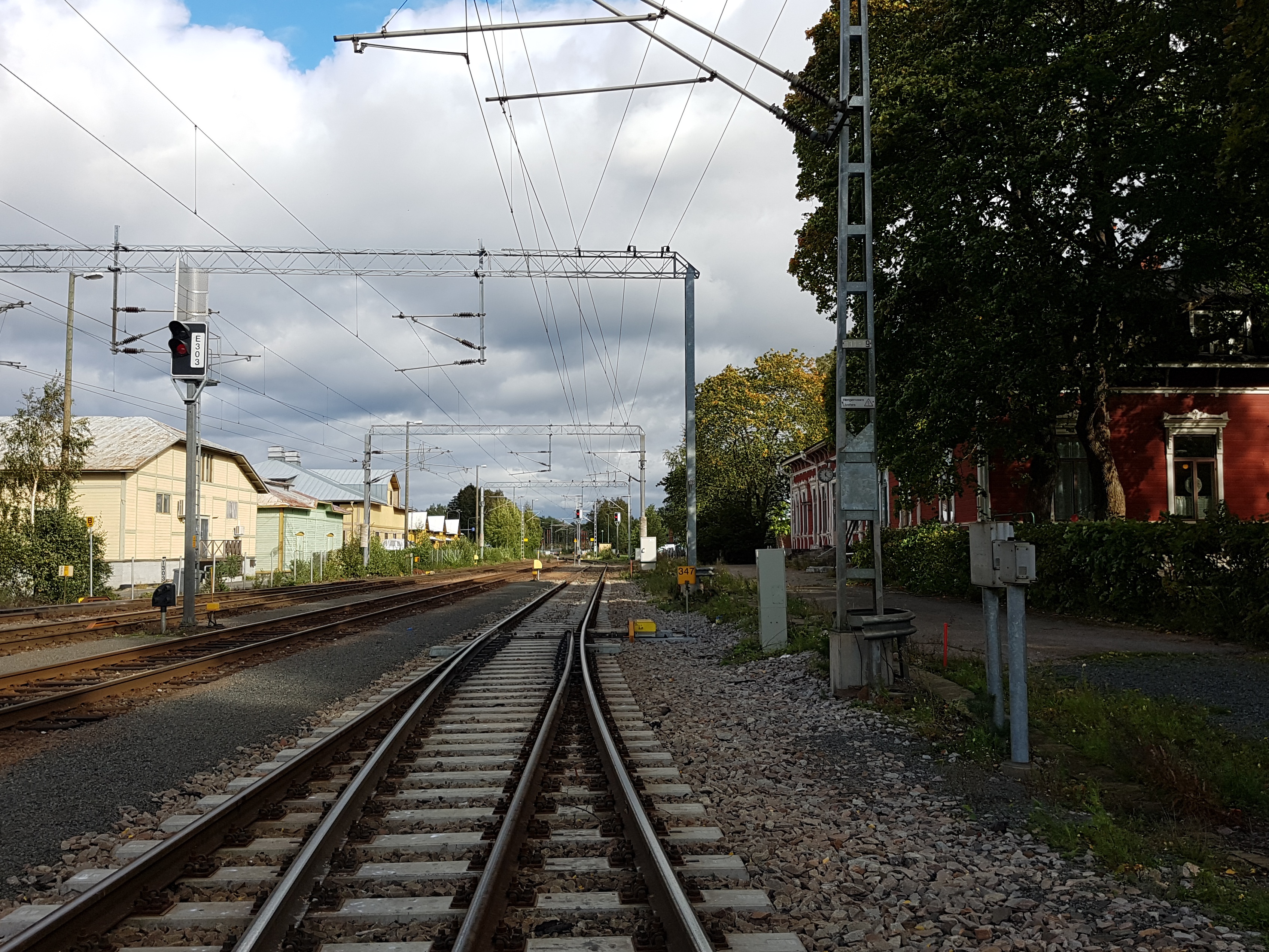 Rauma Railway Station and Railway Garden rephoto