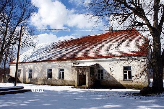 Harju-Jaani pastoraadi peahoone Harju county Raasiku vald rephoto