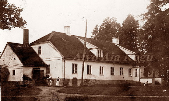 Halliste Pastorage main building Viljandi County Halliste County rephoto