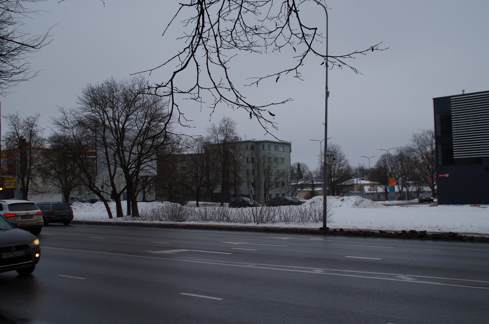 Building on Riga Street. rephoto