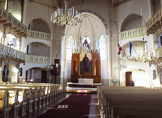 Peter's church altar. rephoto