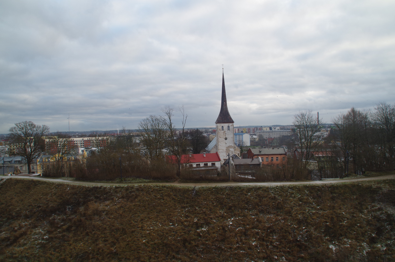 Rakvere. Vaade linnale Vallimäelt rephoto