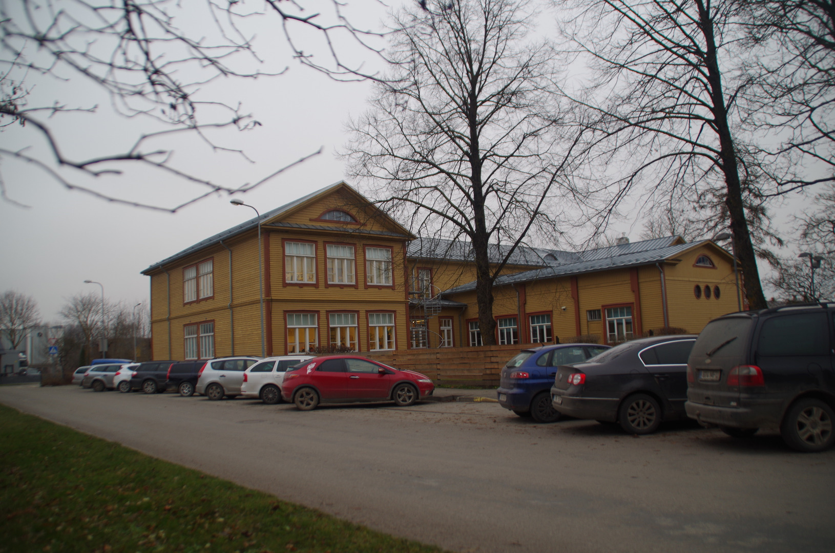Schoolhouse Lääne-Viru county Rakvere city Industriality 12 rephoto