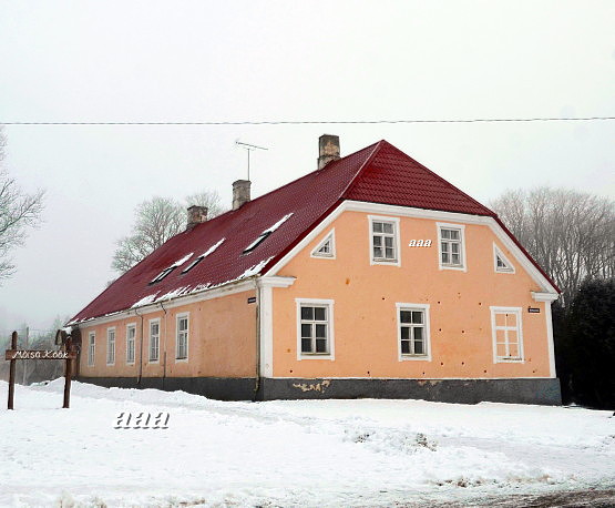 Main building of Pärnu-Jaagup Pastorage rephoto