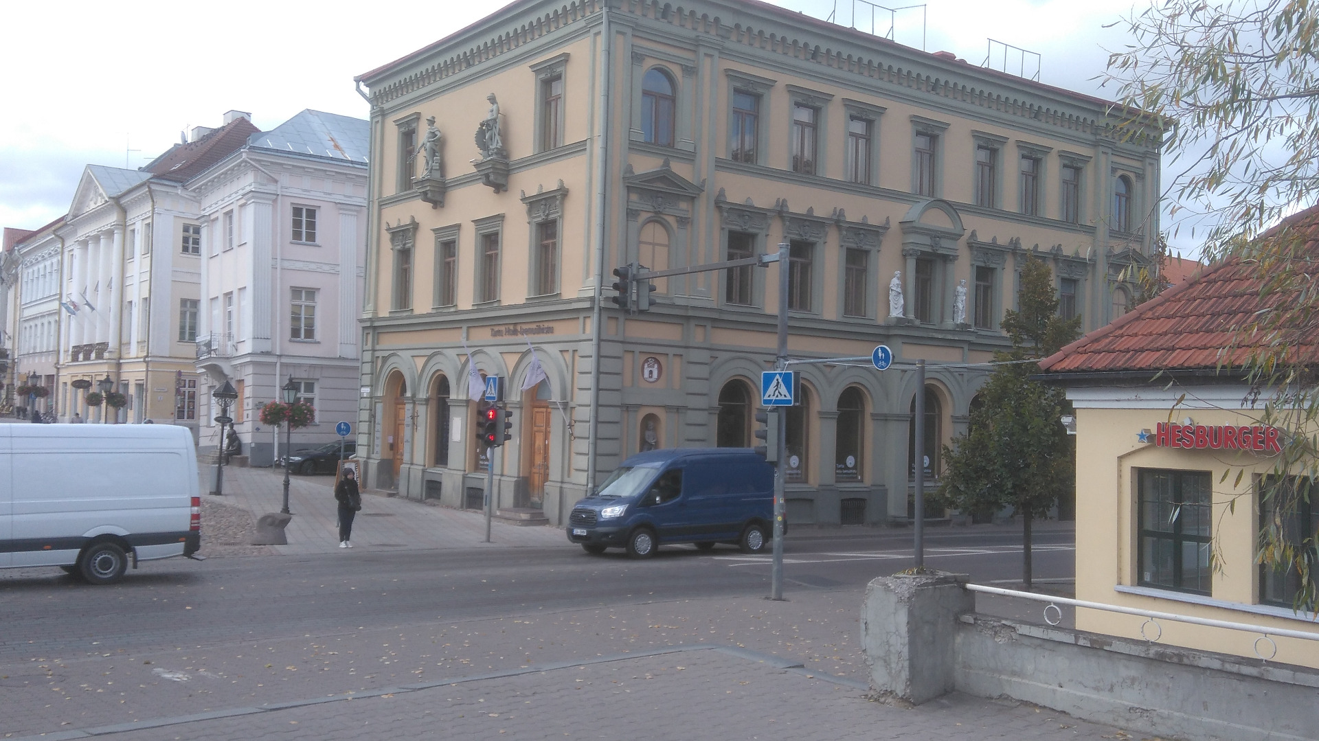 View of the building of the Tartu Pank from the Vabaduse puiestee rephoto