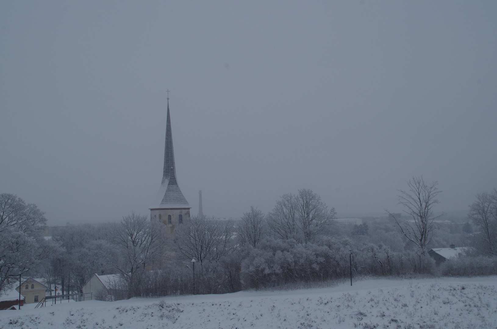 Rakvere, vaade linnale Vallimäelt rephoto