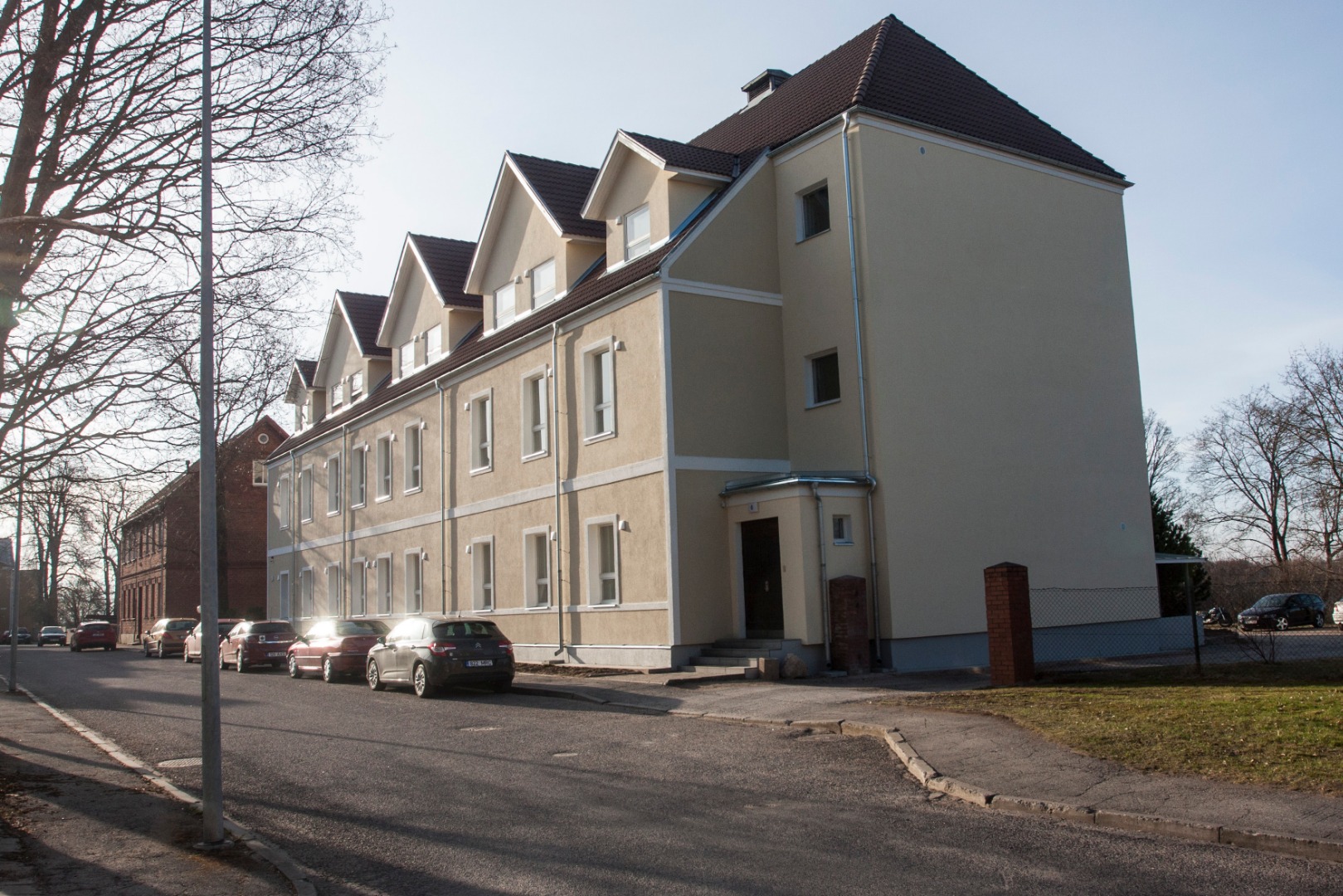 trükipostkaart, Viljandi, Väike tn 6, haigla (avati 1864) u 1905 F J.Riet rephoto