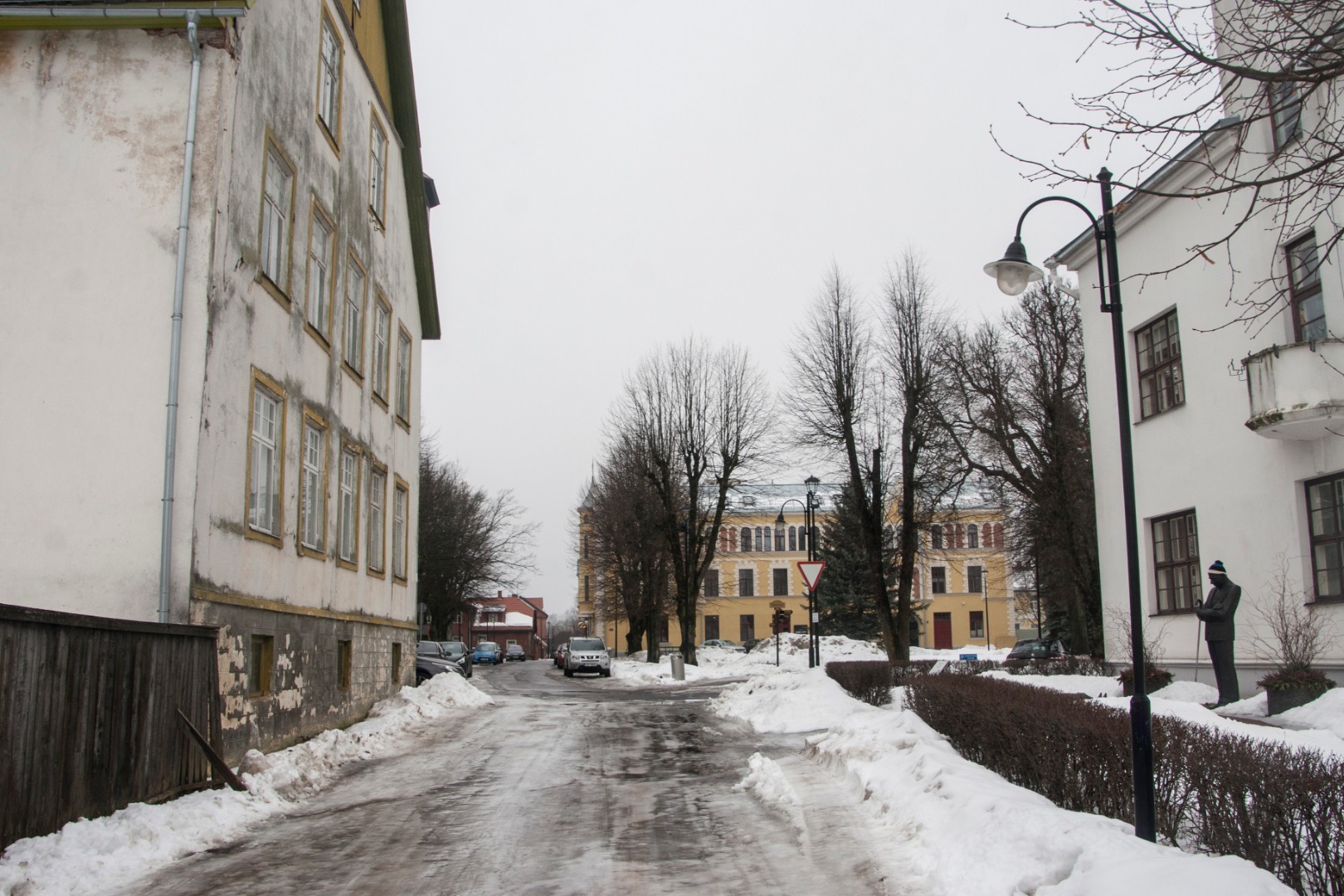 foto, Viljandi, Trepimägi, algus, 1957, foto H. Riet rephoto