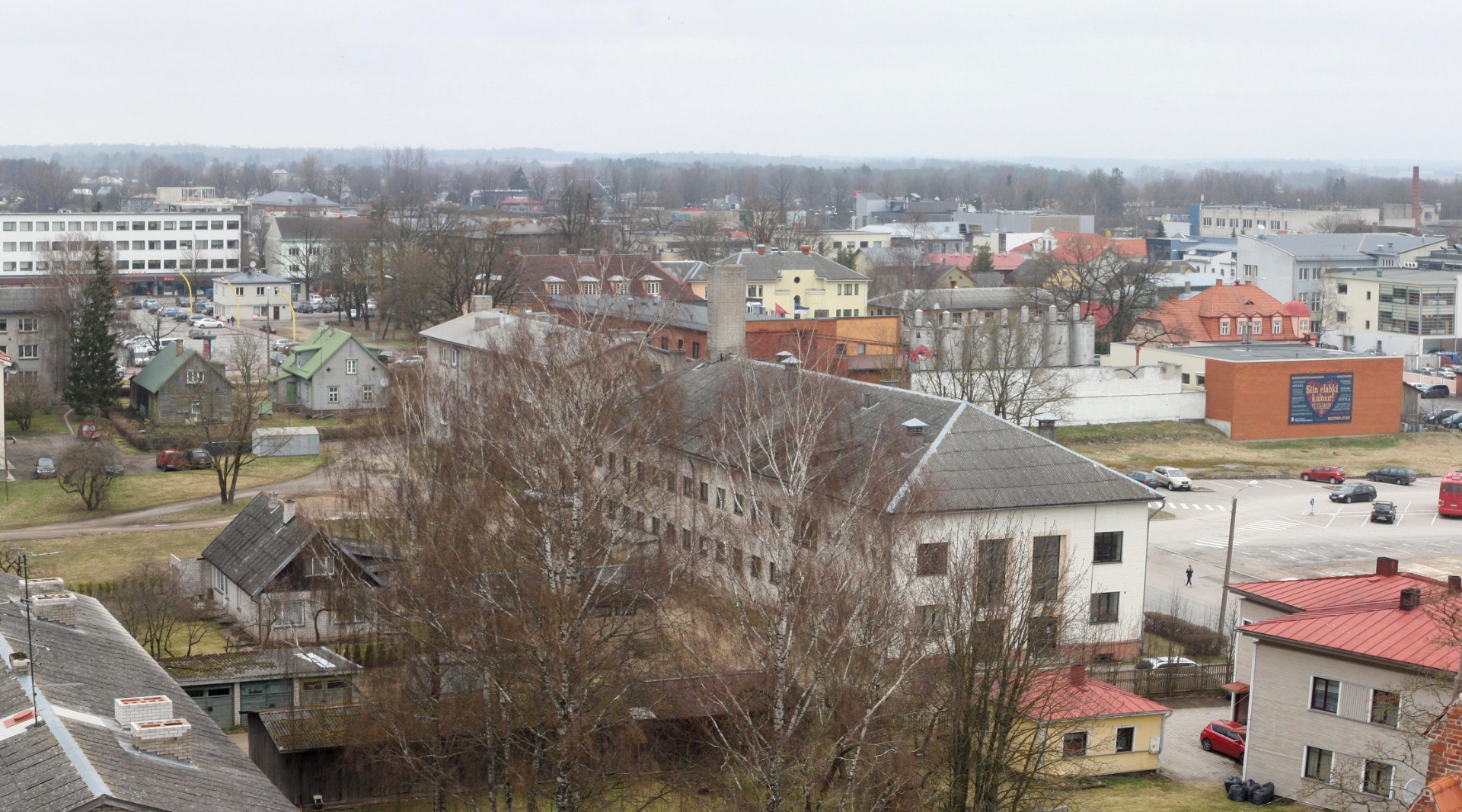 View of Viljandi City rephoto