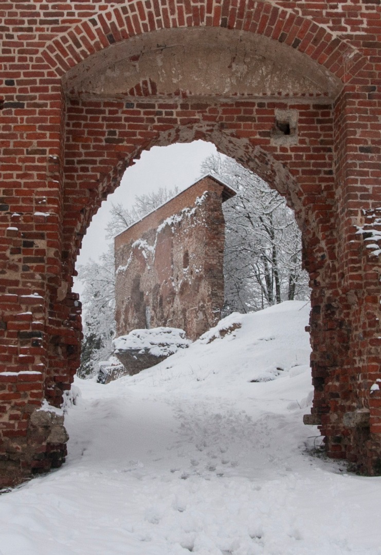 fotopostkaart, Viljandi, lossivärav, Suurmüür, u 1925 rephoto