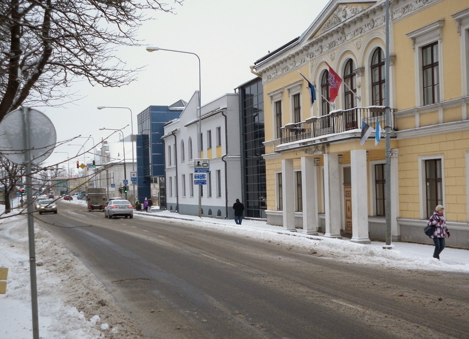Tallinn Street Viljandi county Viljandi city Tallinn Street. rephoto