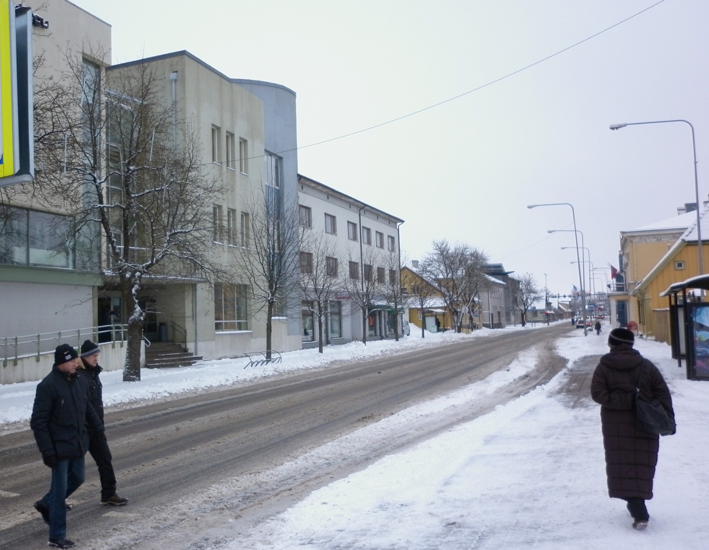 foto Viljandi, Tallinna tn, sidekontor, 1966 F A.Kiisla rephoto