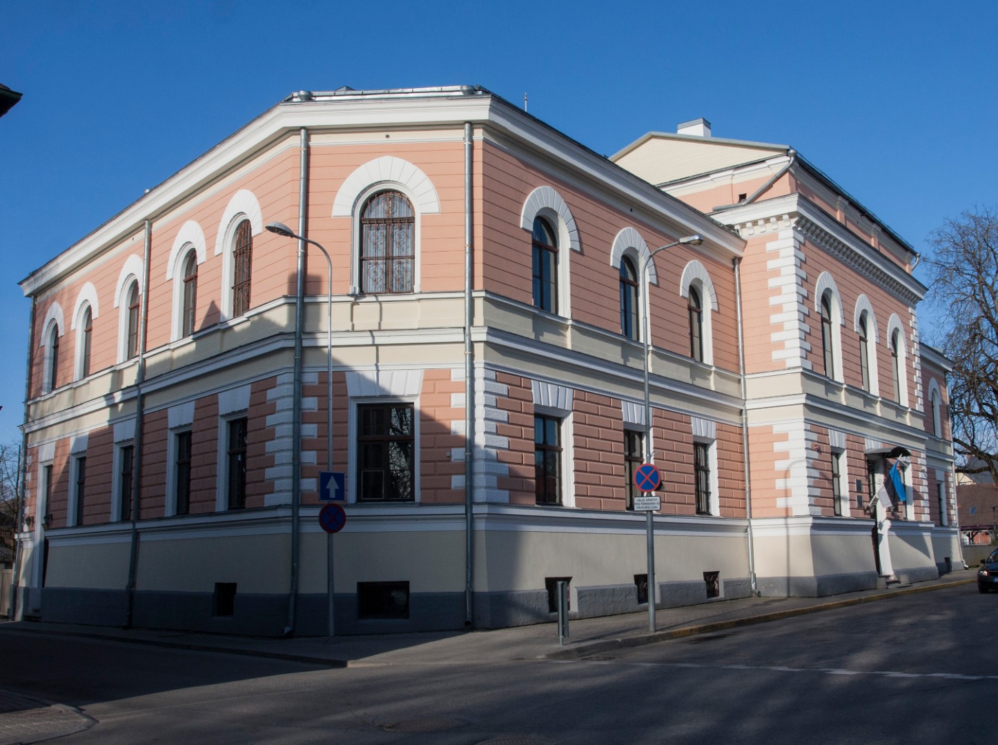 trükipostkaart, Viljandi, Posti tn 22/Koidu tn 5, kohtumaja, u 1905 rephoto