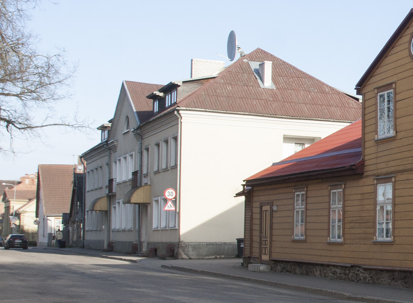 foto, Viljandi, Posti tn 17 (kahekordne), u 1965 rephoto