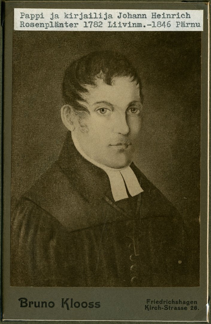 Johann h. Rosen plug (1782-1846) rephoto