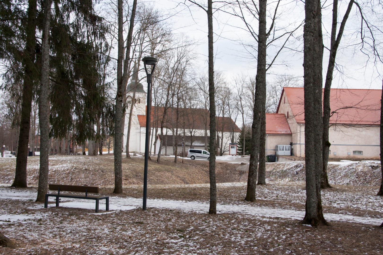 foto, Viljandi, lossimäed, I Kirsimägi (?), 1960, foto J. Norden rephoto