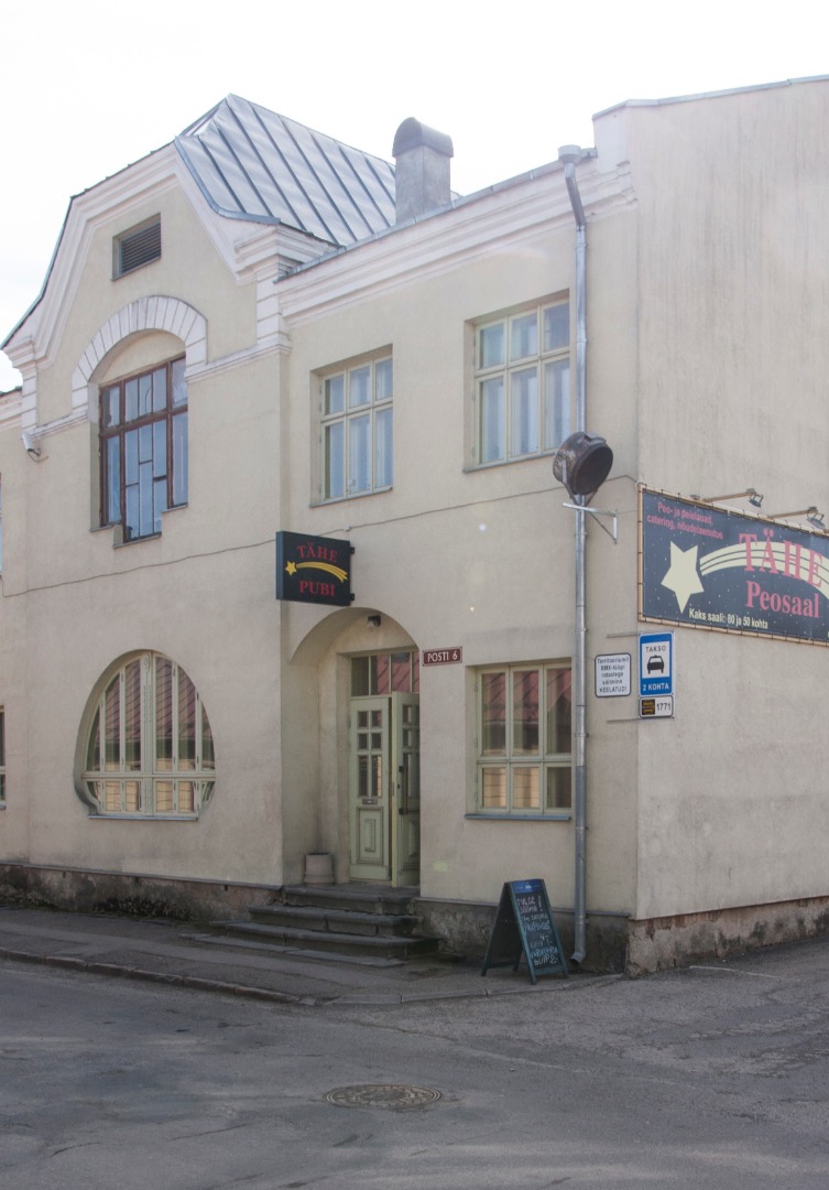 foto Viljandi Käsitööliste Abiandmise Seltsi hoone Posti tn 6 enne ümberehitust 1913, foto J. Riet rephoto