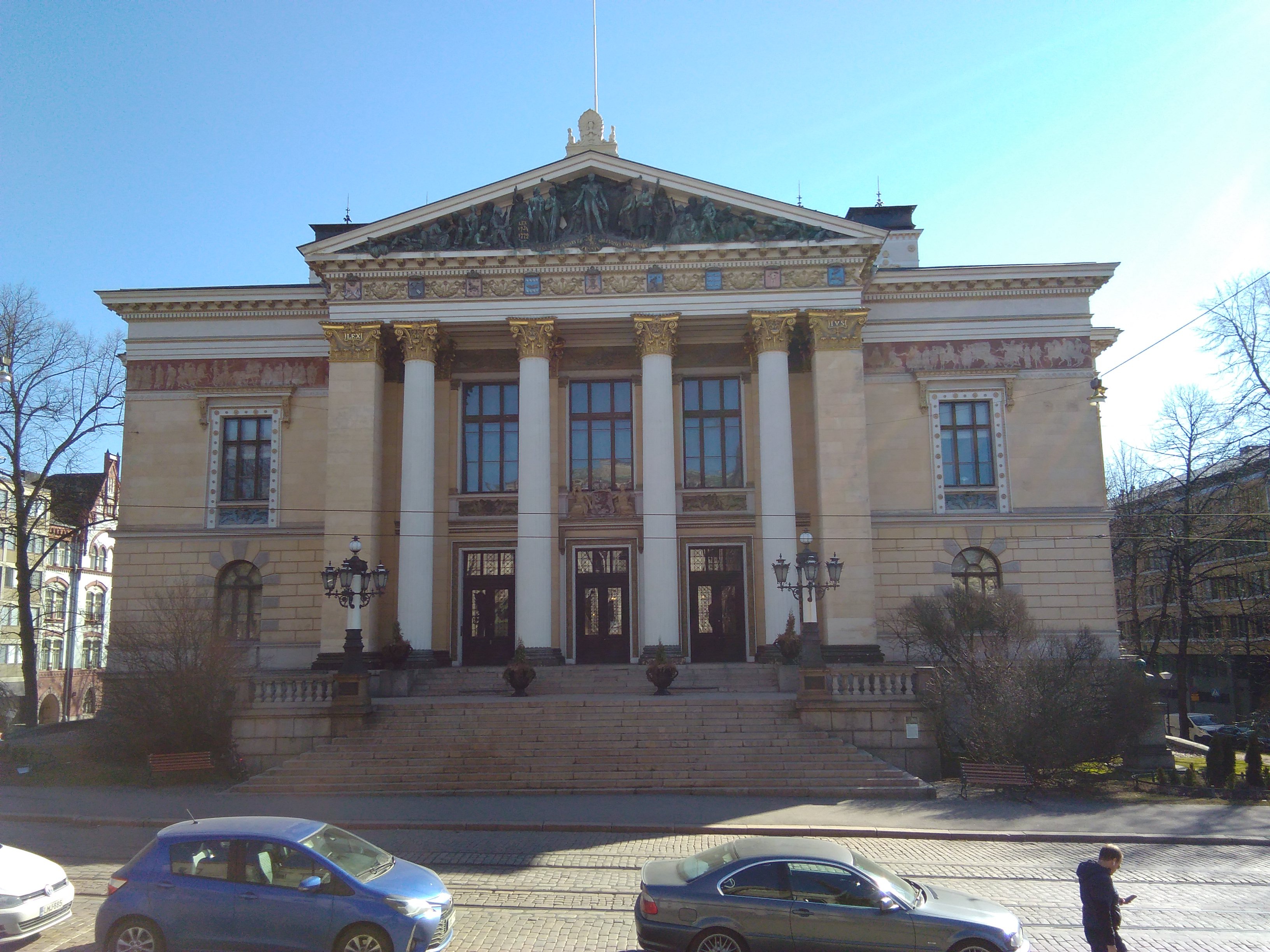 Säätytalo, Nikolainkatu (= Snellmaninkatu) 9 - 11. rephoto