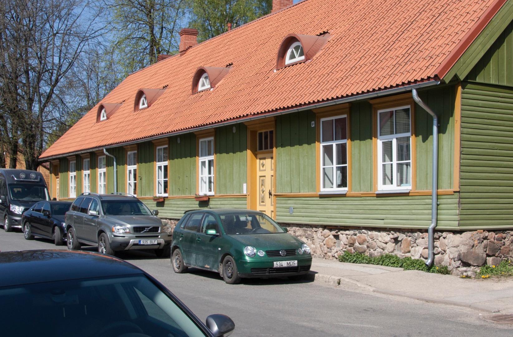 A. Kitzberg's residence in 1893-1894 in Viljandi, Posti tn. 23 rephoto