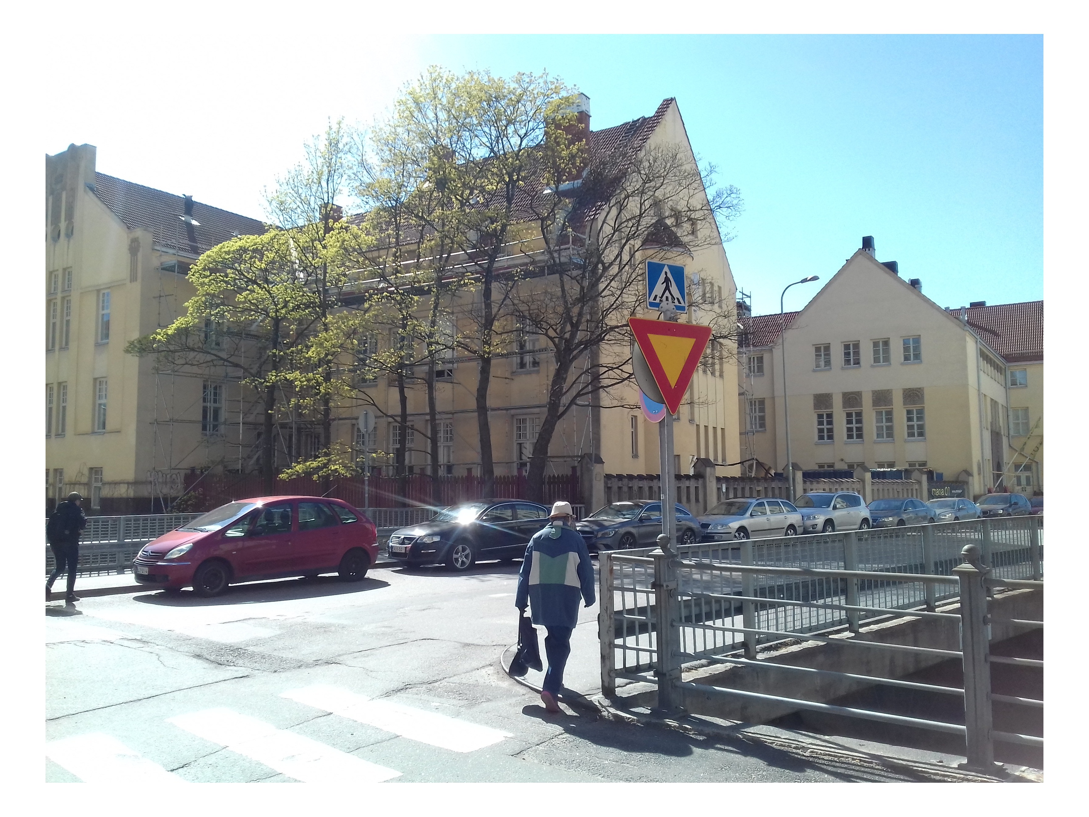 Marian sairaala, postikortti. rephoto