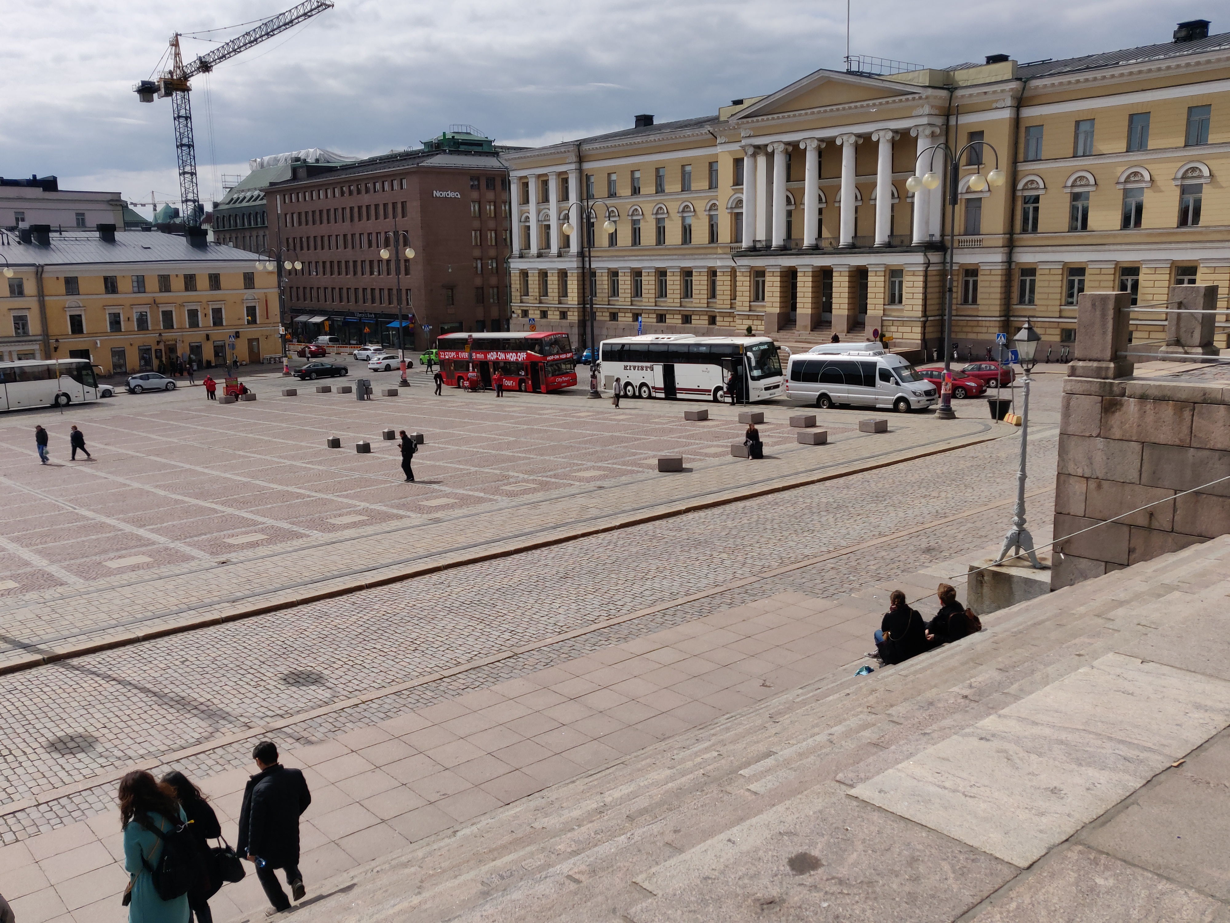 Keisarillisen Aleksanterin yliopiston päärakennus. rephoto