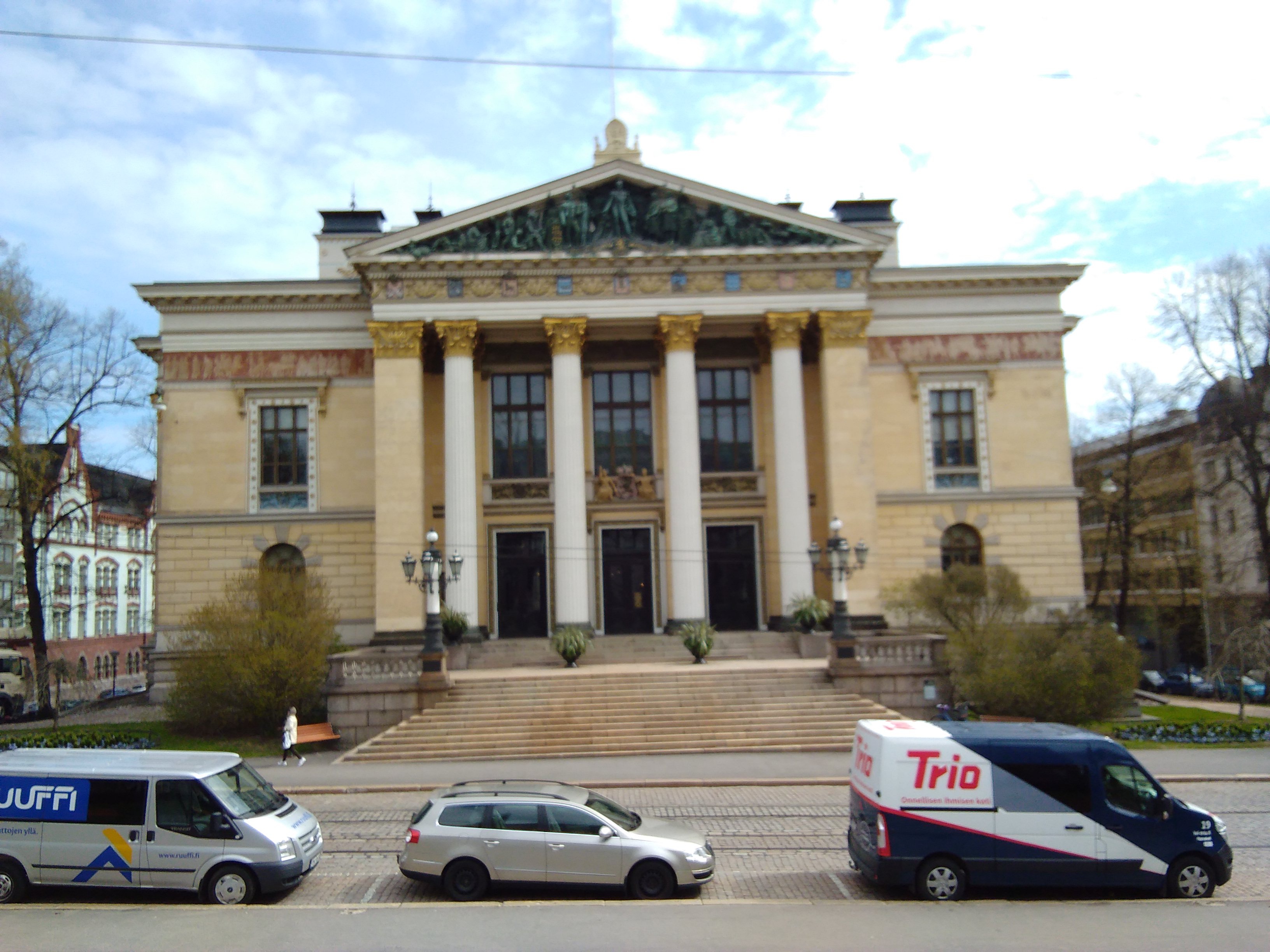 Säätytalo, Nikolainkatu (= Snellmaninkatu) 9 - 11. rephoto