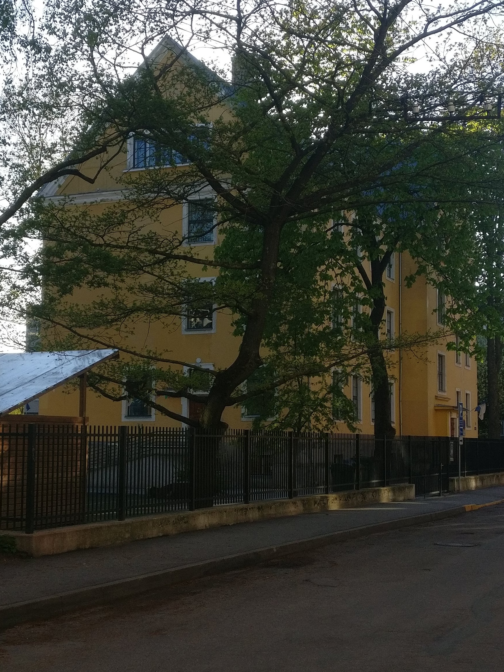 Lasteaed Tallinnas Pärna 2, vaade hoonele. Arhitekt Herbert Johanson rephoto