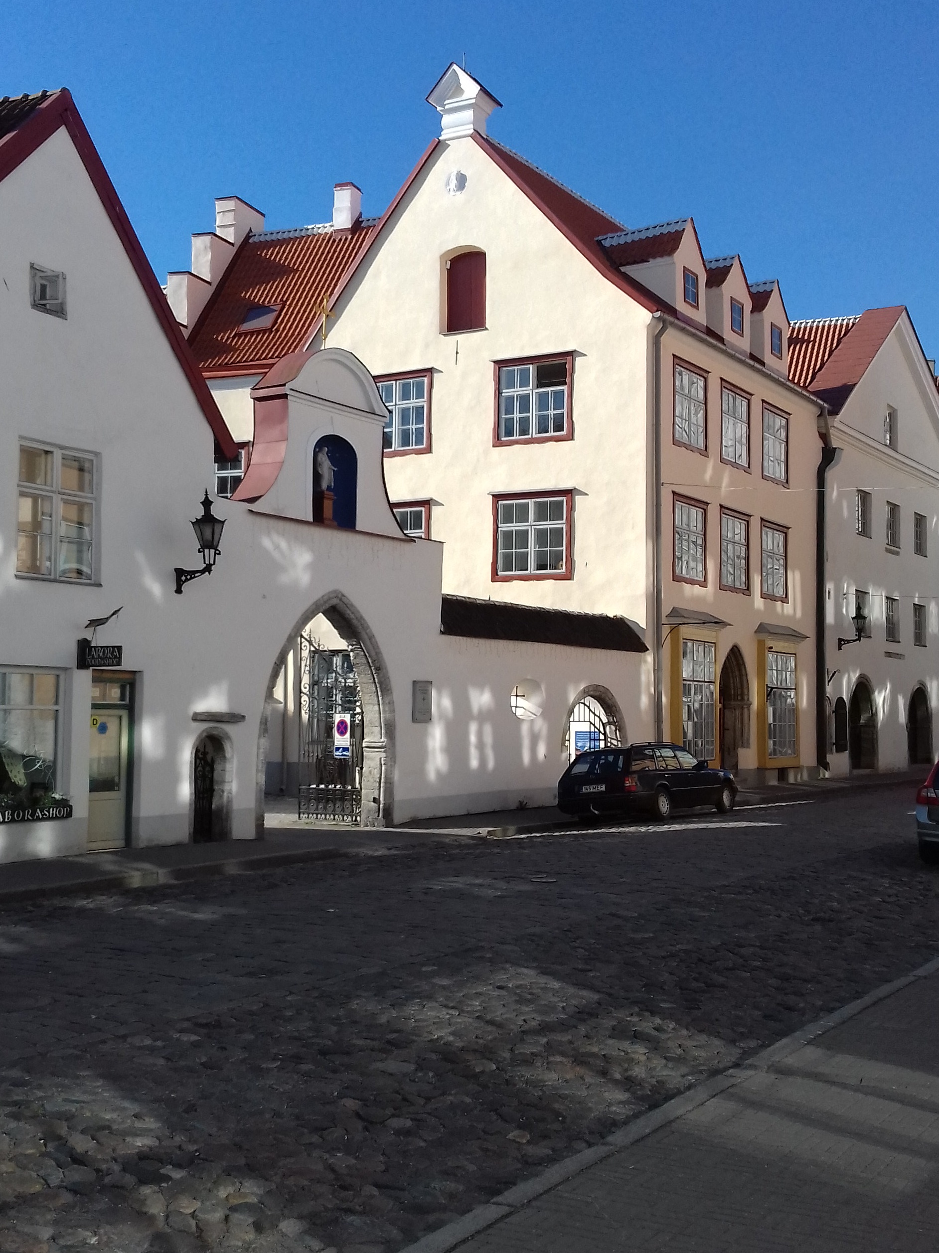 Tallinn. Houses in Russian street rephoto