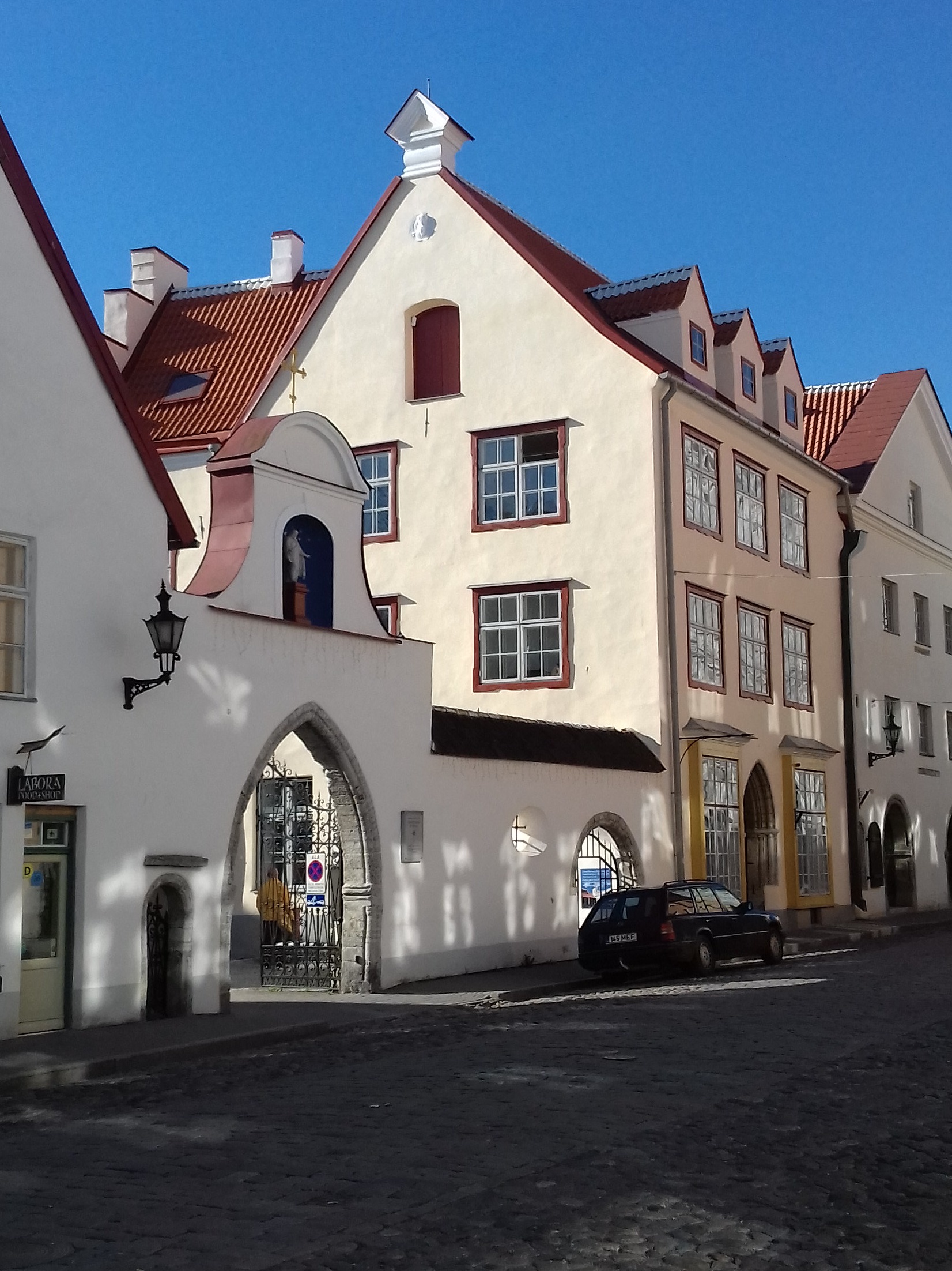 Tallinn. Houses in Russian street rephoto