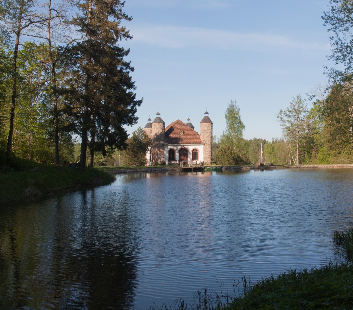 stereofoto, Viljandimaa, Heimtali mõis, viinaköök (juustukoda), u 1905 rephoto