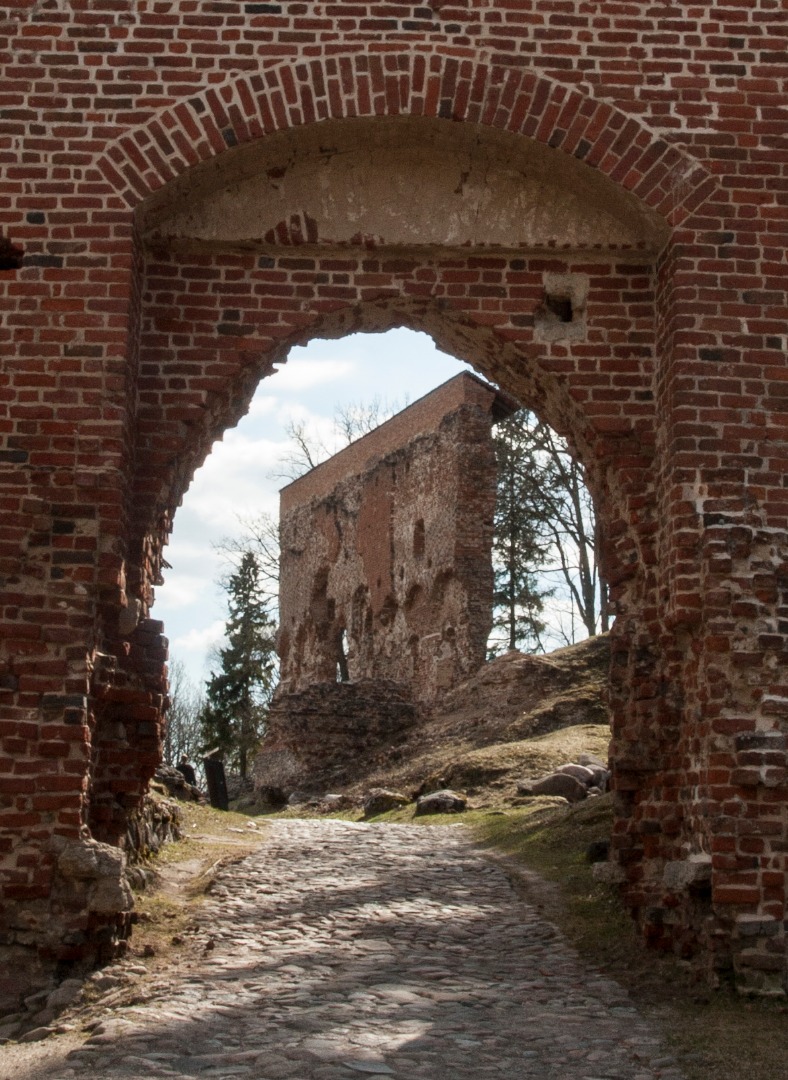 Viljandi, Castle Gate rephoto