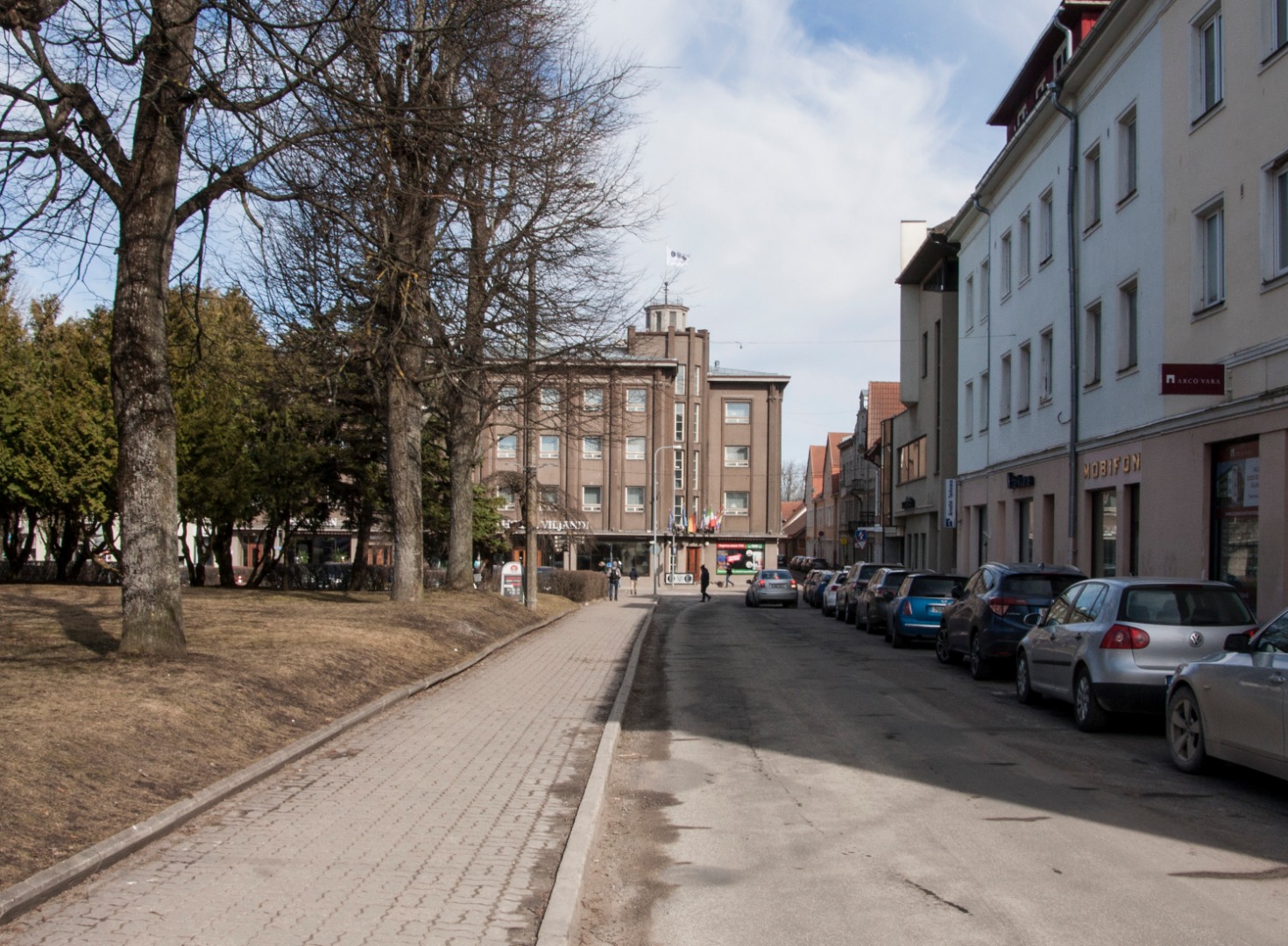 Viljandi city centre. rephoto